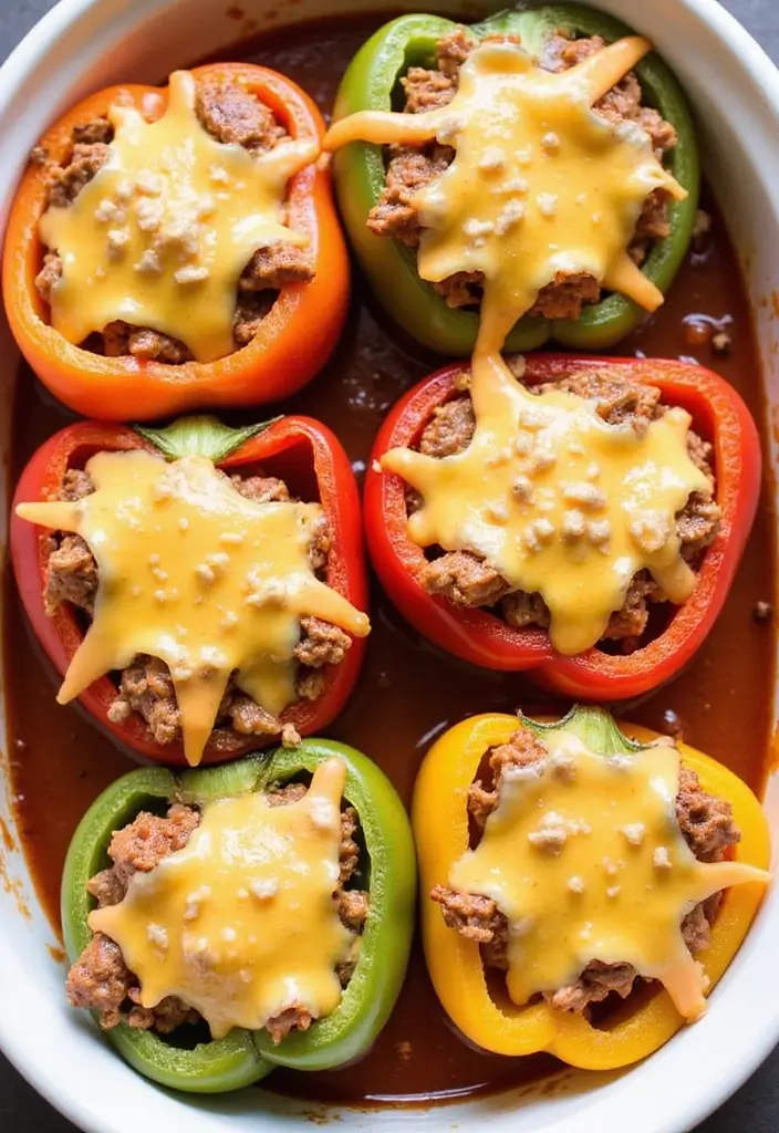 25 BBQ Pork Recipes That Rule the Grill - 11. BBQ Pork Stuffed Peppers