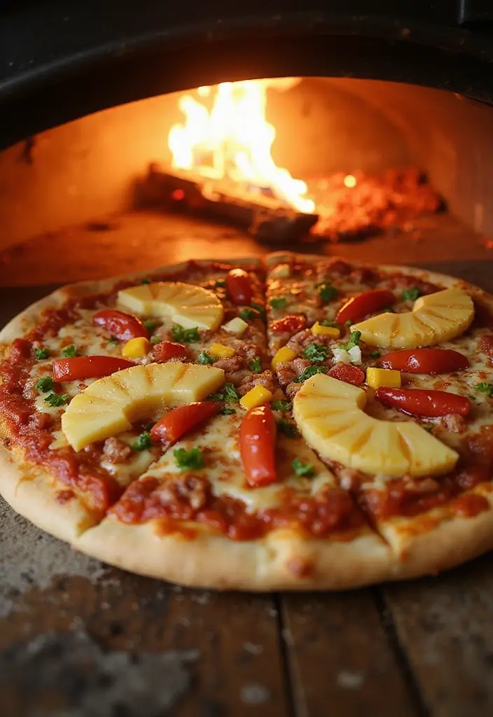 25 BBQ Pork Recipes That Rule the Grill - 18. BBQ Pork and Pineapple Pizza