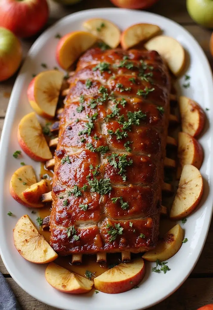 25 Baked Pork Recipes That Stay Tender and Juicy - 3. Spiced Apple Baked Pork Ribs