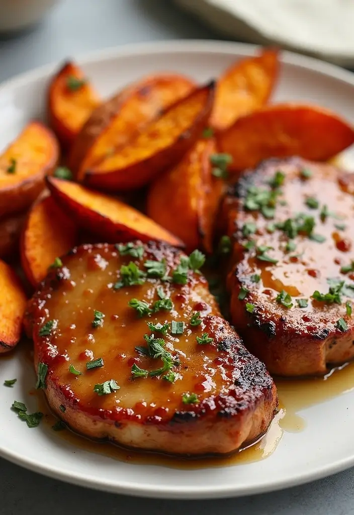 25 Baked Pork Recipes That Stay Tender and Juicy - 4. Chipotle Maple Baked Pork Chops