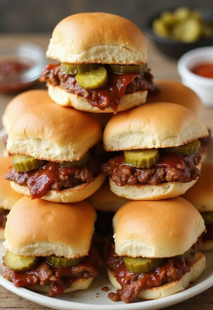 25 Beef Dinner Recipes That Bring Restaurant Flavor Home - 12. Barbecue Beef Sliders