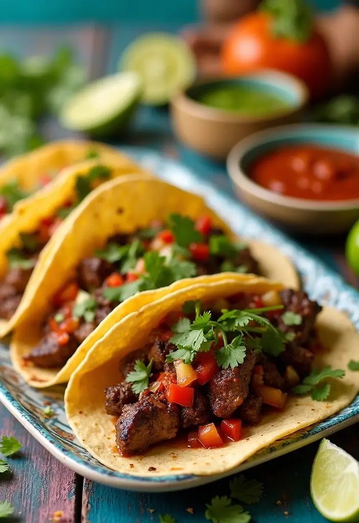 25 Cast Iron Steak Recipes for Restaurant Results - 21. Chili Lime Steak Tacos