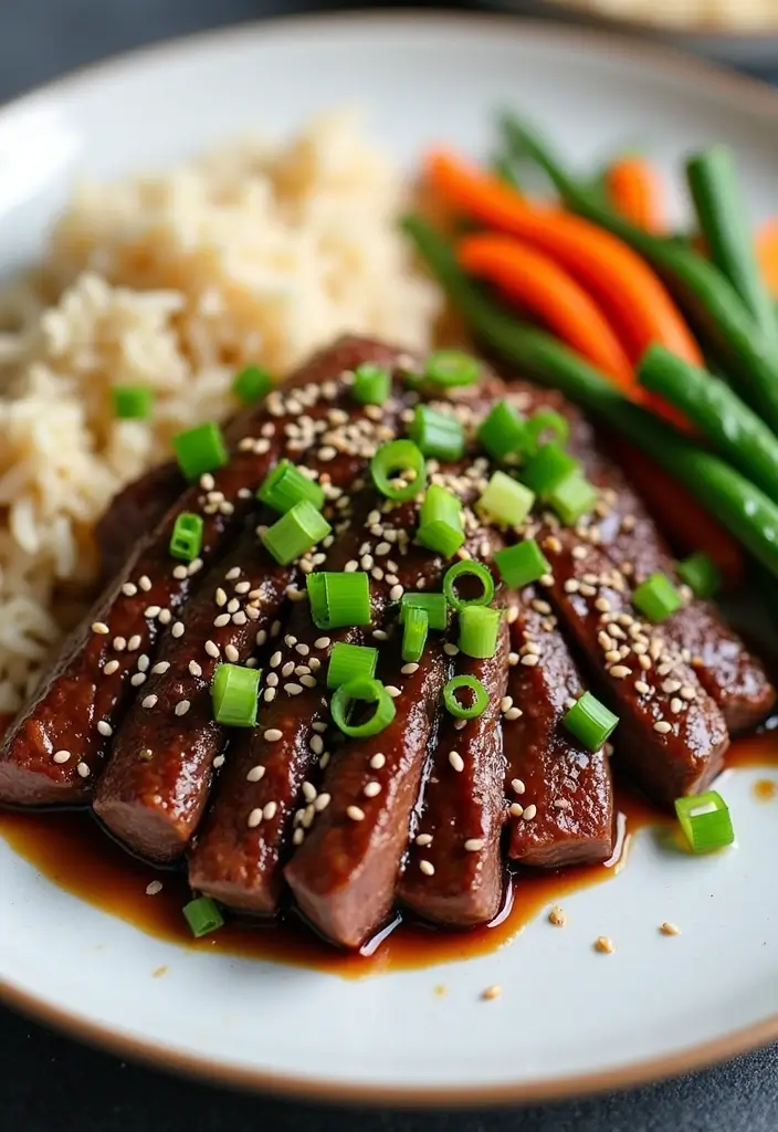 25 Cast Iron Steak Recipes for Restaurant Results - 5. Sesame Soy Skirt Steak