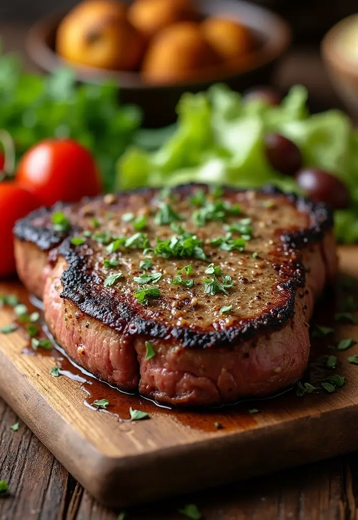 25 Cast Iron Steak Recipes for Restaurant Results - 9. Blue Cheese Crusted Steak