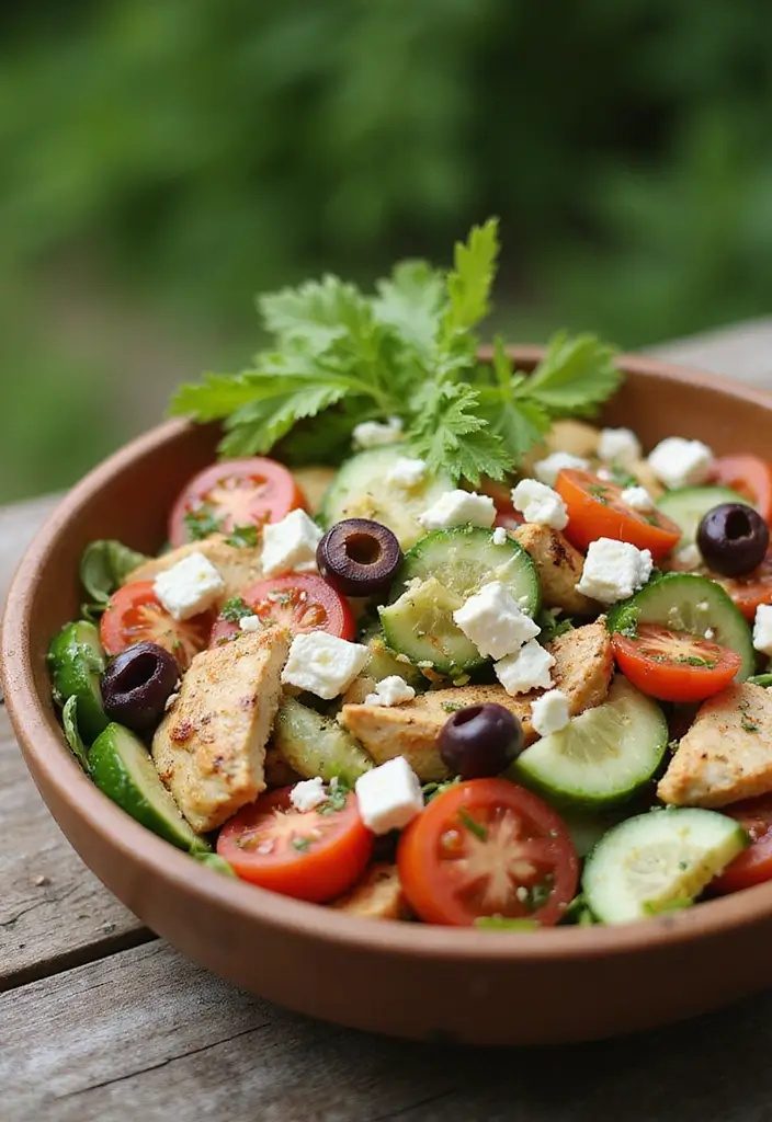 25 Chicken Salad Recipes That Taste Like Summer - 1. Classic Greek Chicken Salad