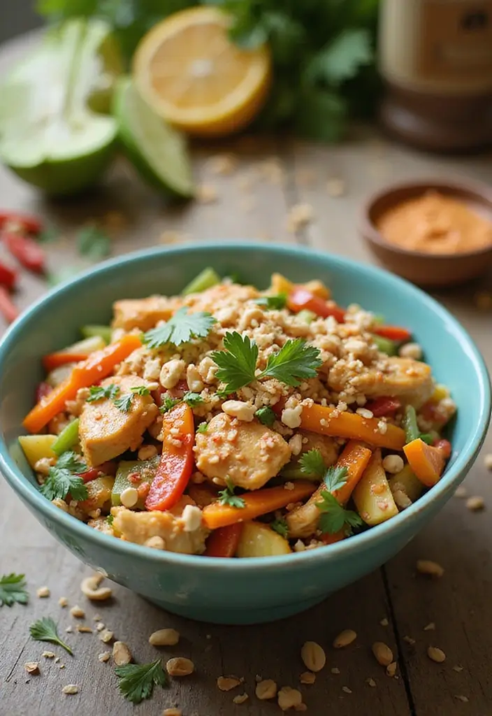 25 Chicken Salad Recipes That Taste Like Summer - 19. Thai Chicken Salad