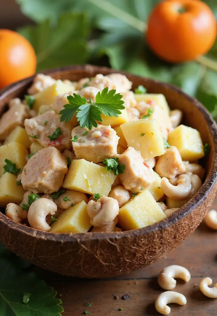 25 Chicken Salad Recipes That Taste Like Summer - 3. Hawaiian Chicken Salad