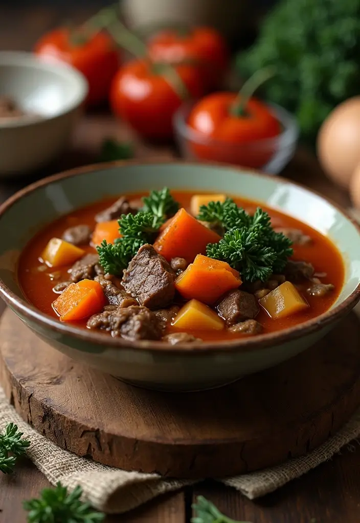 25 Classic Beef Stew Recipes for Cozy Evenings - 19. Beef Stew with Kale