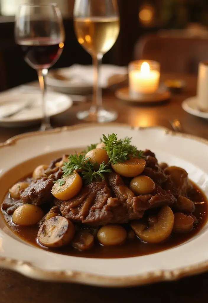 25 Classic Beef Stew Recipes for Cozy Evenings - 2. French Beef Bourguignon