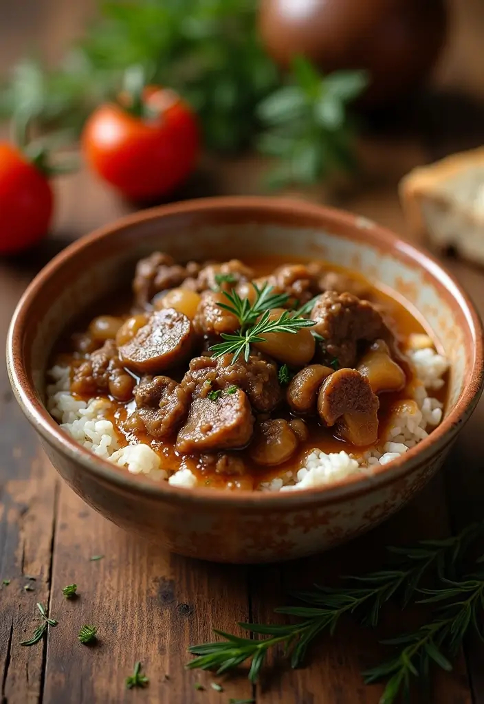 25 Classic Beef Stew Recipes for Cozy Evenings - 21. Beef Stew with Mushroom Sauce