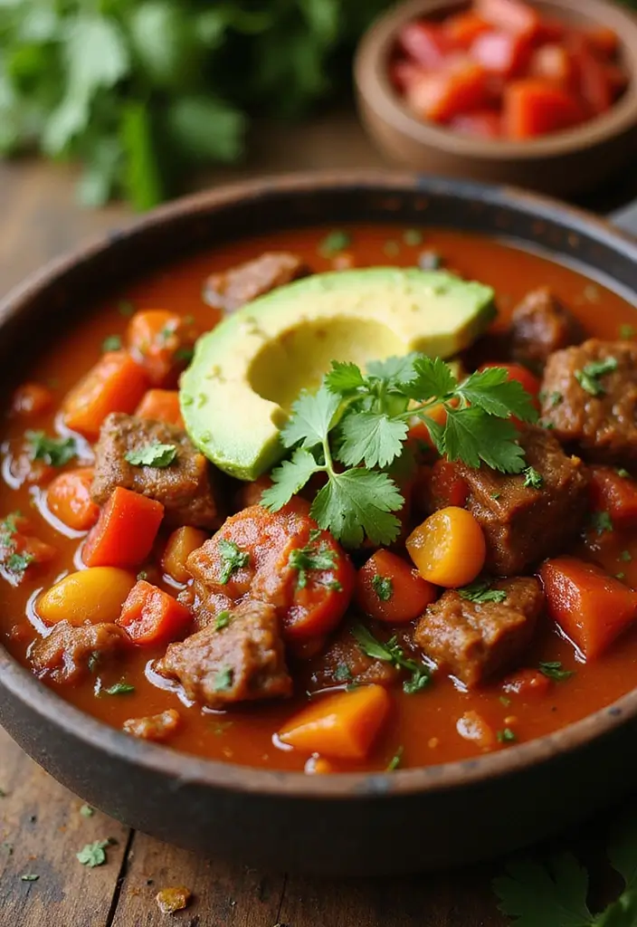 25 Classic Beef Stew Recipes for Cozy Evenings - 4. Spicy Beef Stew with Chipotle