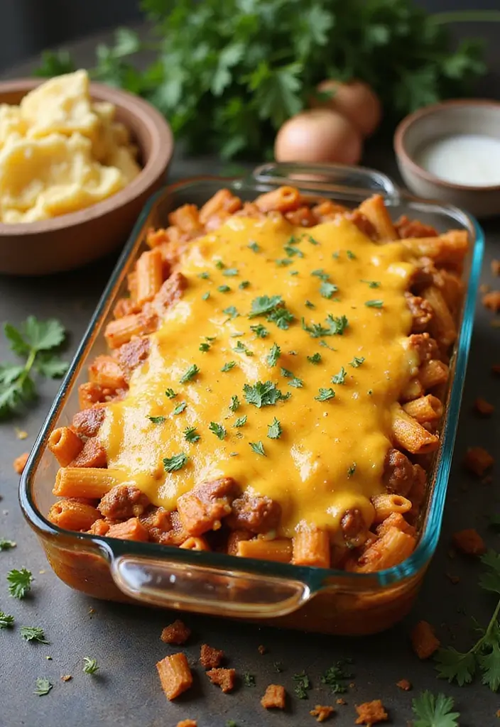 25 Creamy Beef Pasta Recipes Everyone Will Love - 3. Cheesy Beef Pasta Bake
