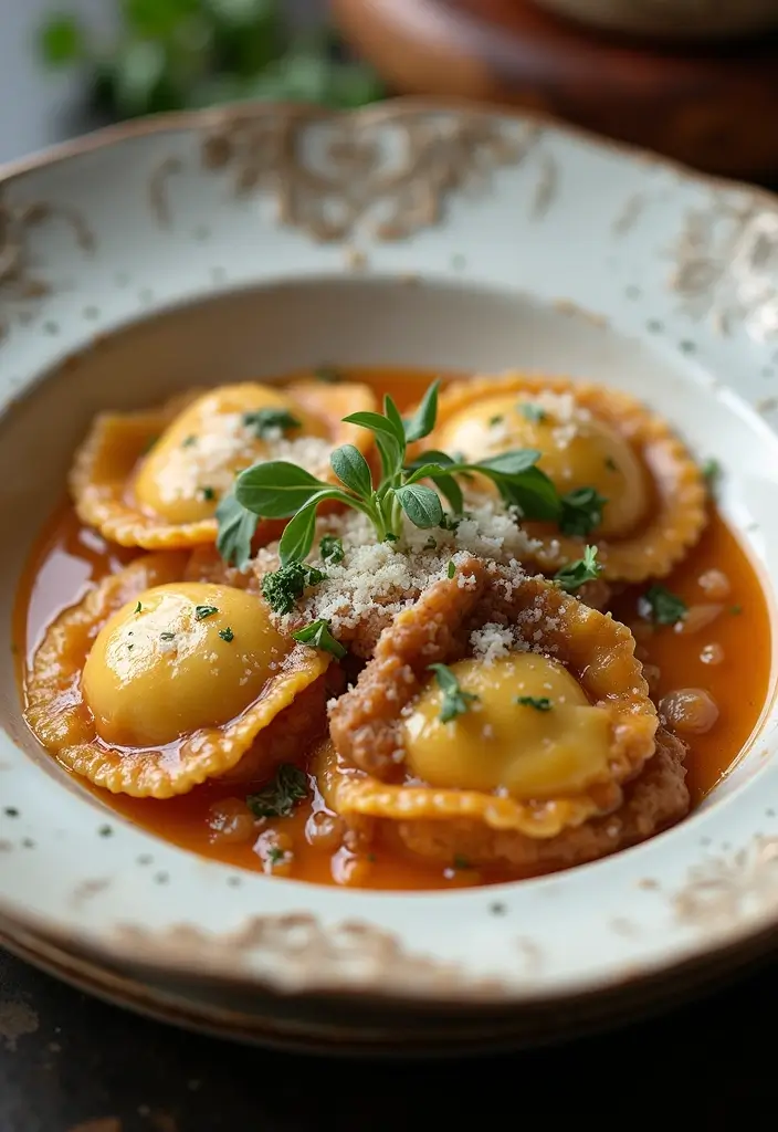 25 Creamy Beef Pasta Recipes Everyone Will Love - 5. Beef and Cheese Ravioli in Creamy Sauce