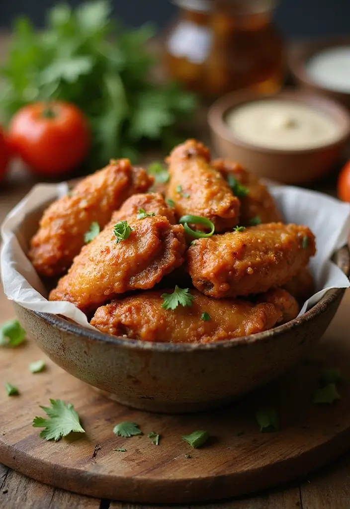 25 Crispy Air Fryer Chicken Recipes You Must Try - 1. Classic Crispy Air Fryer Chicken Wings