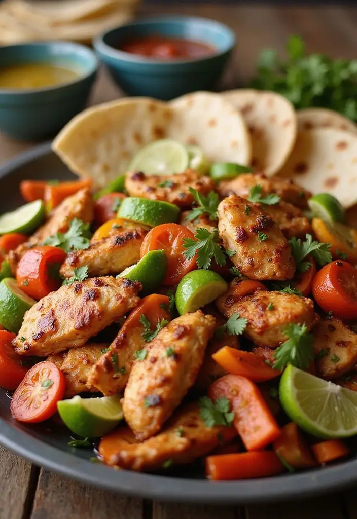 25 Crispy Air Fryer Chicken Recipes You Must Try - 11. Air Fryer Chicken Fajitas