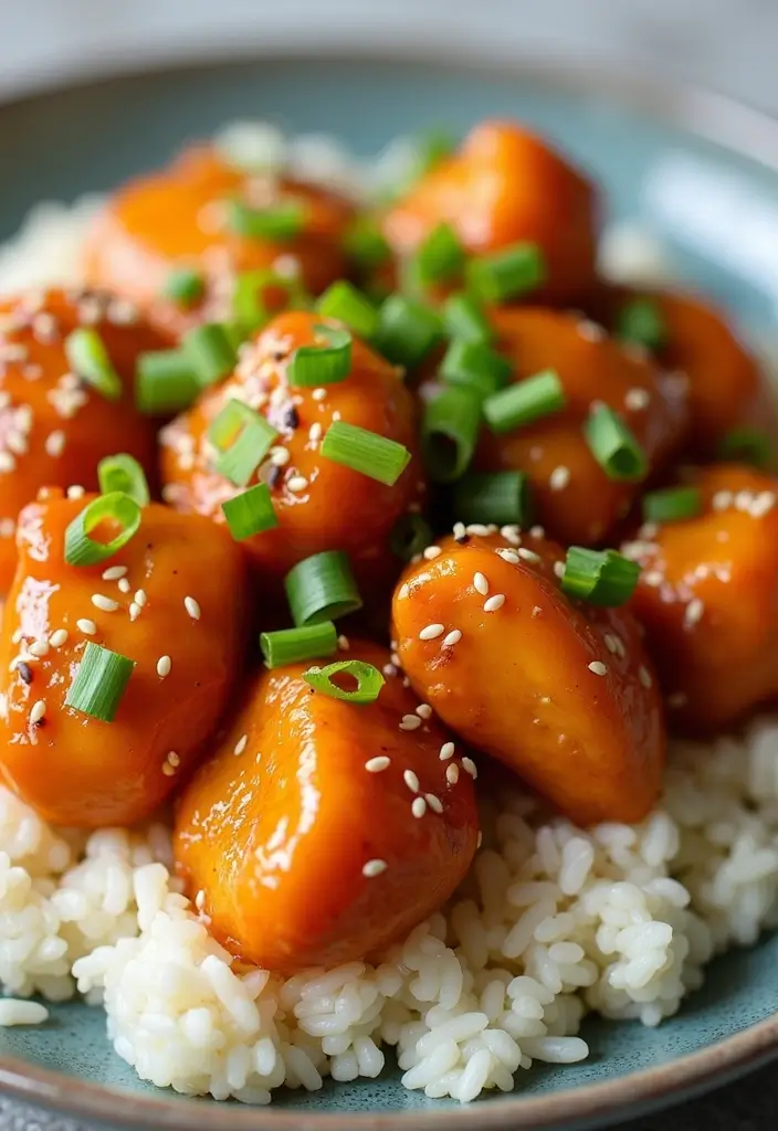 25 Crispy Air Fryer Chicken Recipes You Must Try - 22. Air Fryer Orange Chicken