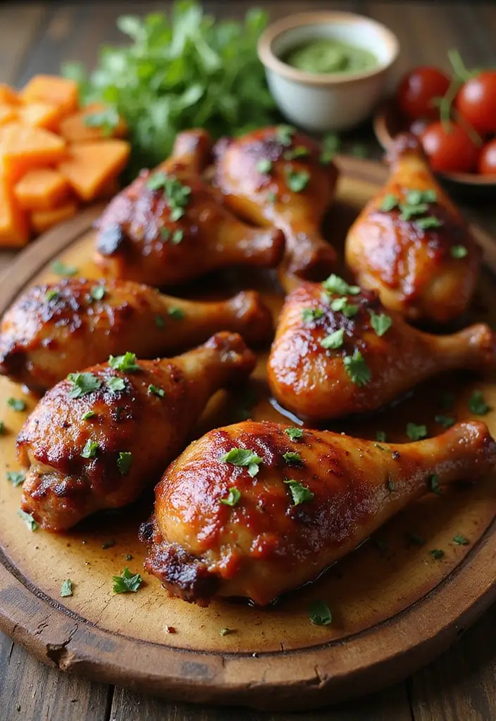 25 Crispy Air Fryer Chicken Recipes You Must Try - 7. Air Fryer Barbecue Chicken Drumsticks