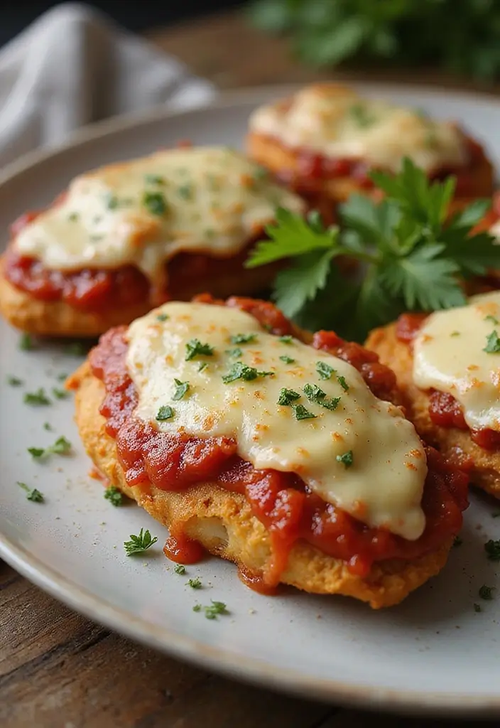 25 Crispy Air Fryer Chicken Recipes You Must Try - 9. Crispy Air Fryer Chicken Parmesan