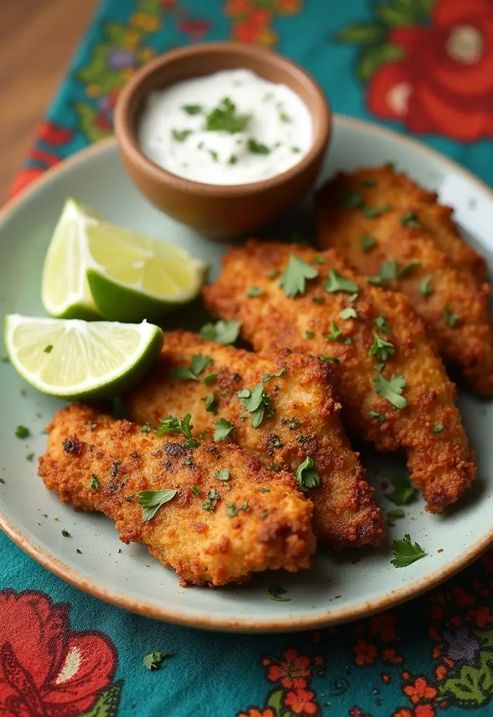 25 Crispy Fried Chicken Recipes for the Perfect Crunch - 11. Mediterranean Herb Fried Chicken