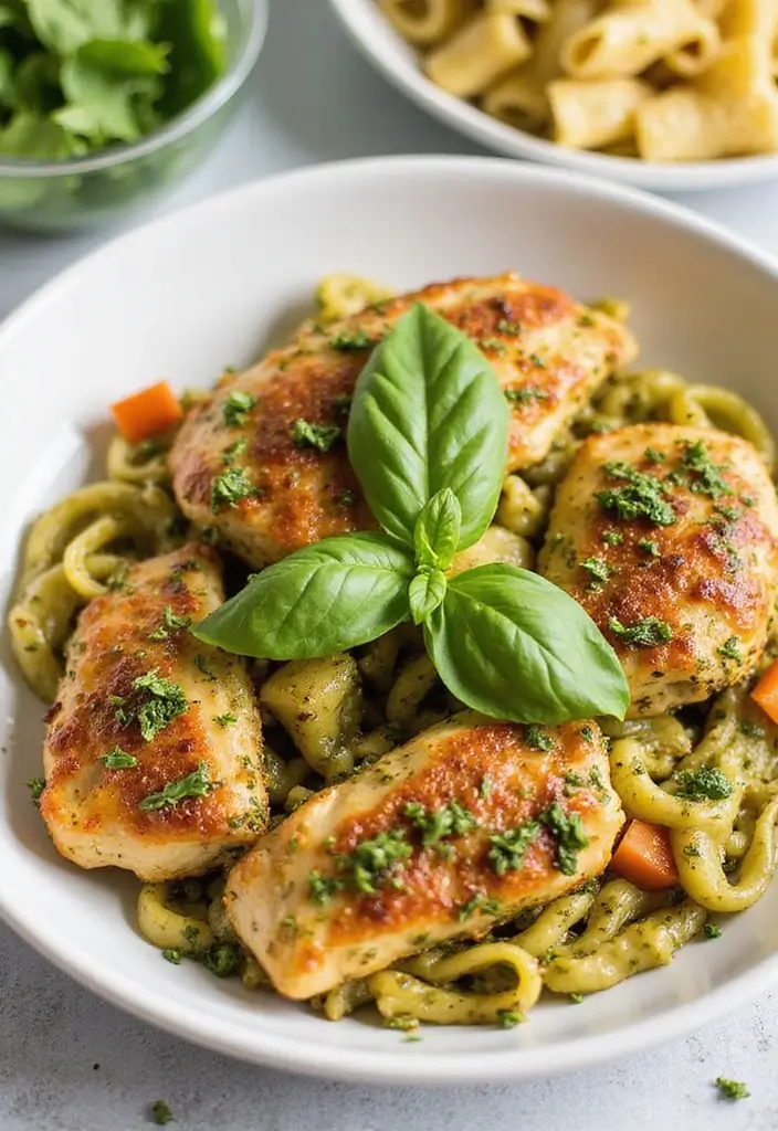 25 Crispy Fried Chicken Recipes for the Perfect Crunch - 12. Pesto Air Fryer Chicken