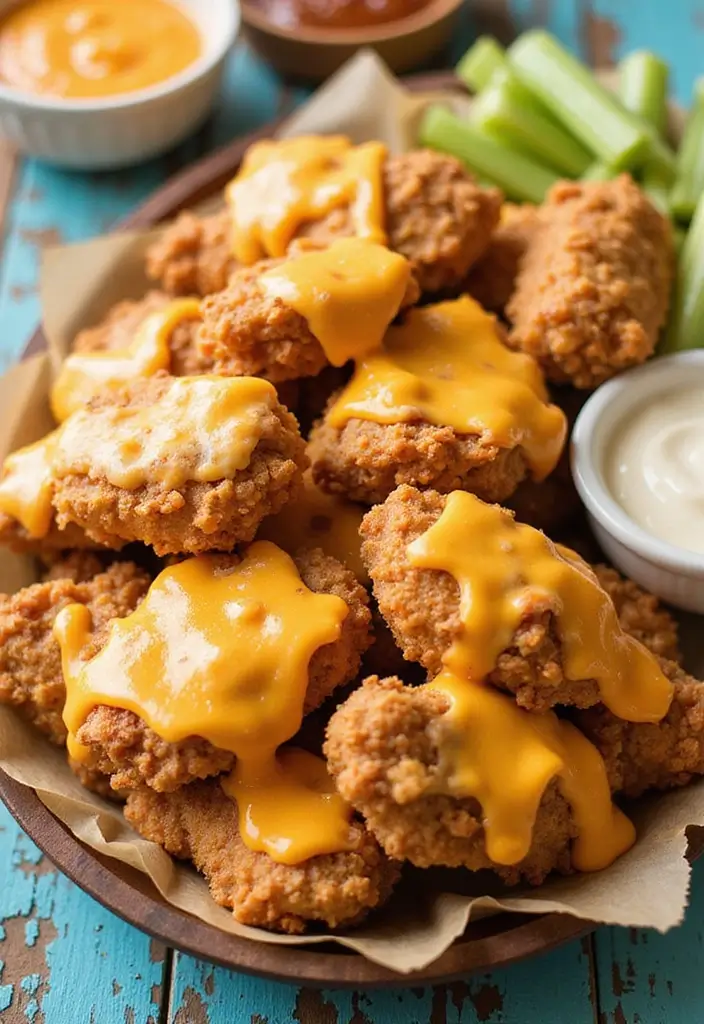 25 Crispy Fried Chicken Recipes for the Perfect Crunch - 14. Cheesy Ranch Fried Chicken