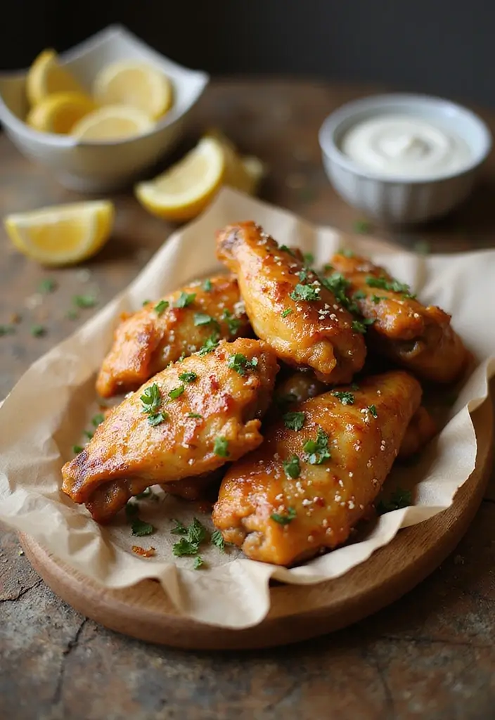 25 Crispy Fried Chicken Recipes for the Perfect Crunch - 3. Garlic Parmesan Chicken Wings