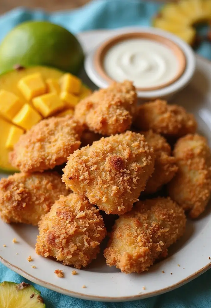 25 Crispy Fried Chicken Recipes for the Perfect Crunch - 5. Crispy Coconut Fried Chicken