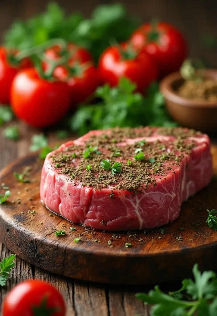 25 Grilled Steak Recipes That Sizzle with Flavor - 10. Mediterranean Herb Rub for Chuck Steak