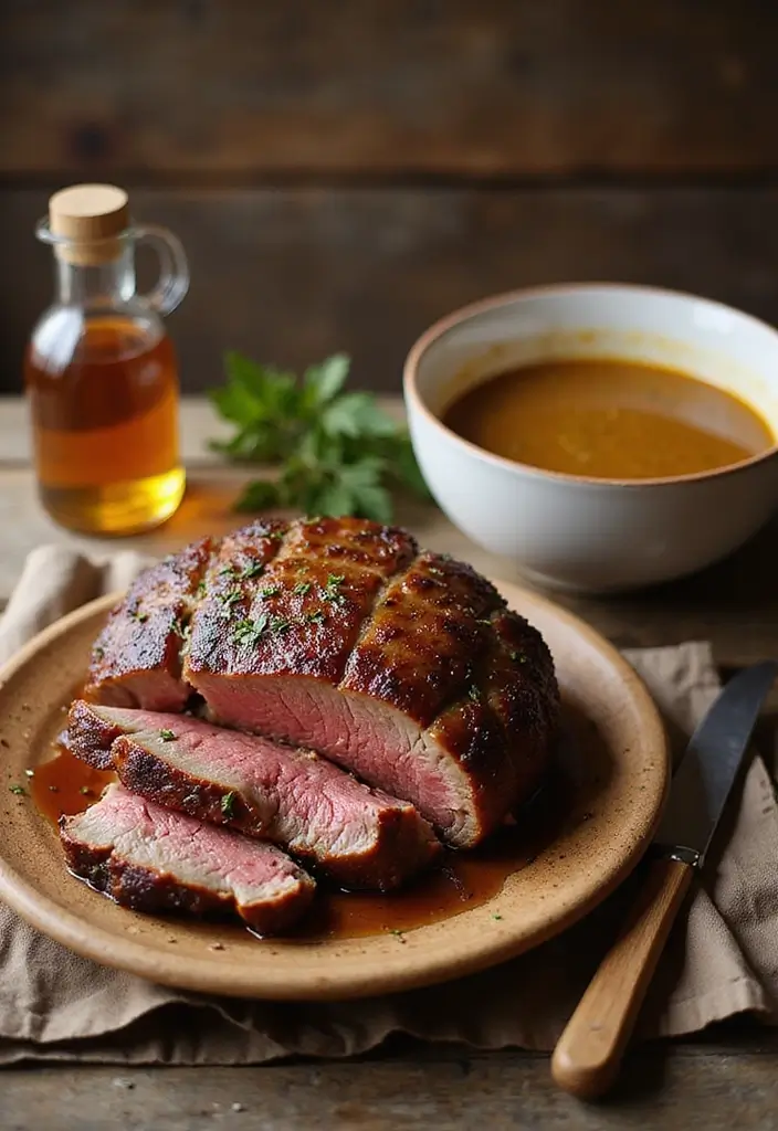 25 Grilled Steak Recipes That Sizzle with Flavor - 11. Maple Dijon Marinade for Beef Brisket
