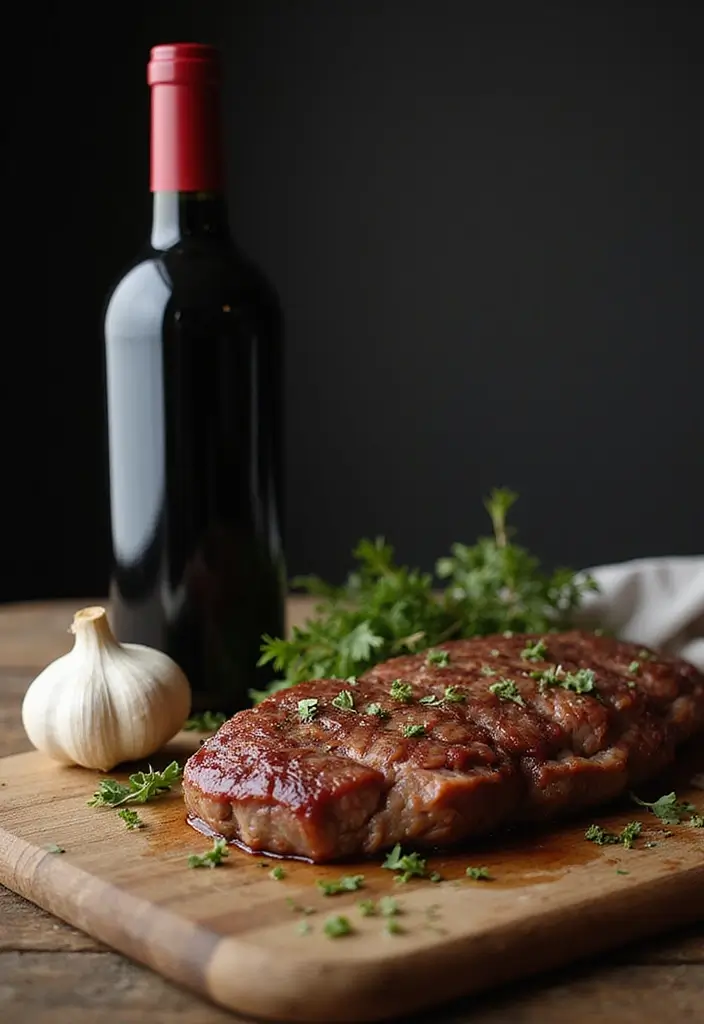 25 Grilled Steak Recipes That Sizzle with Flavor - 24. Red Wine Marinade for Grilled Steak