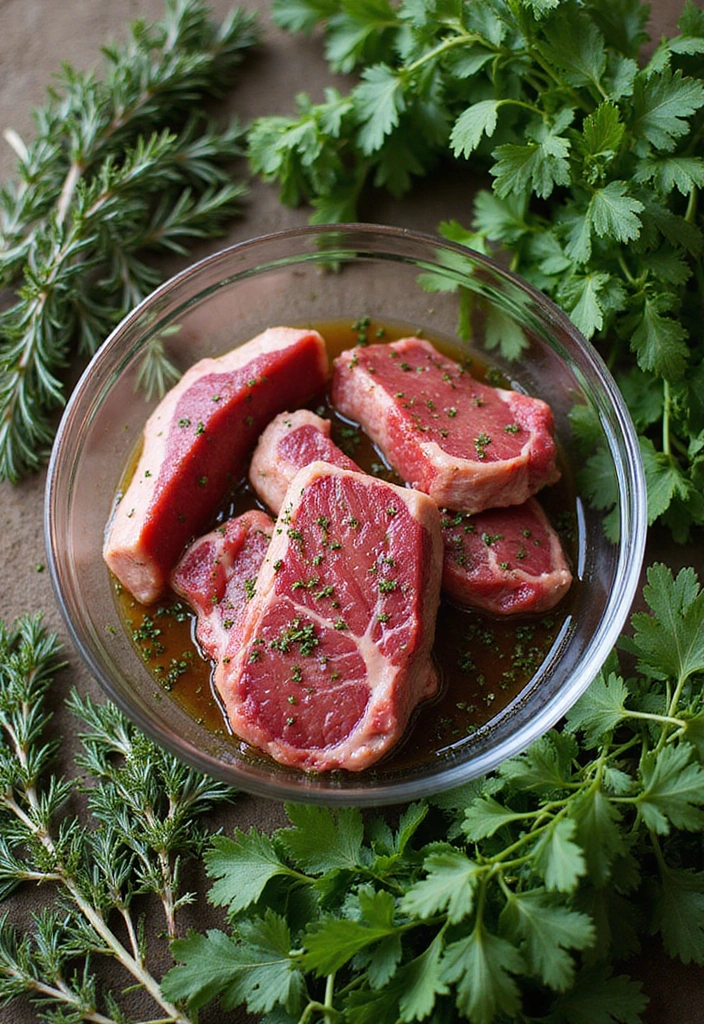 25 Grilled Steak Recipes That Sizzle with Flavor - 4. Herb-Infused Marinade for T-Bone Steak