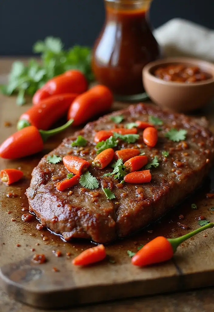 25 Grilled Steak Recipes That Sizzle with Flavor - 7. Spicy Adobo Marinade for Flat Iron Steak