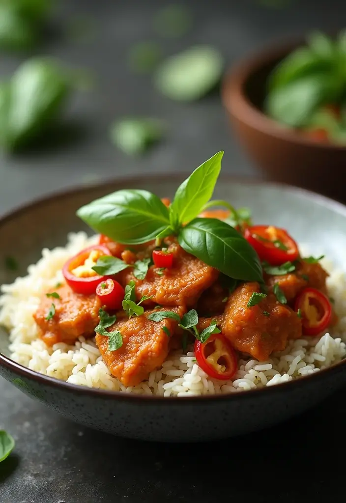 25 High-Protein Meat Recipes for Fitness Goals - 16. Thai Basil Chicken