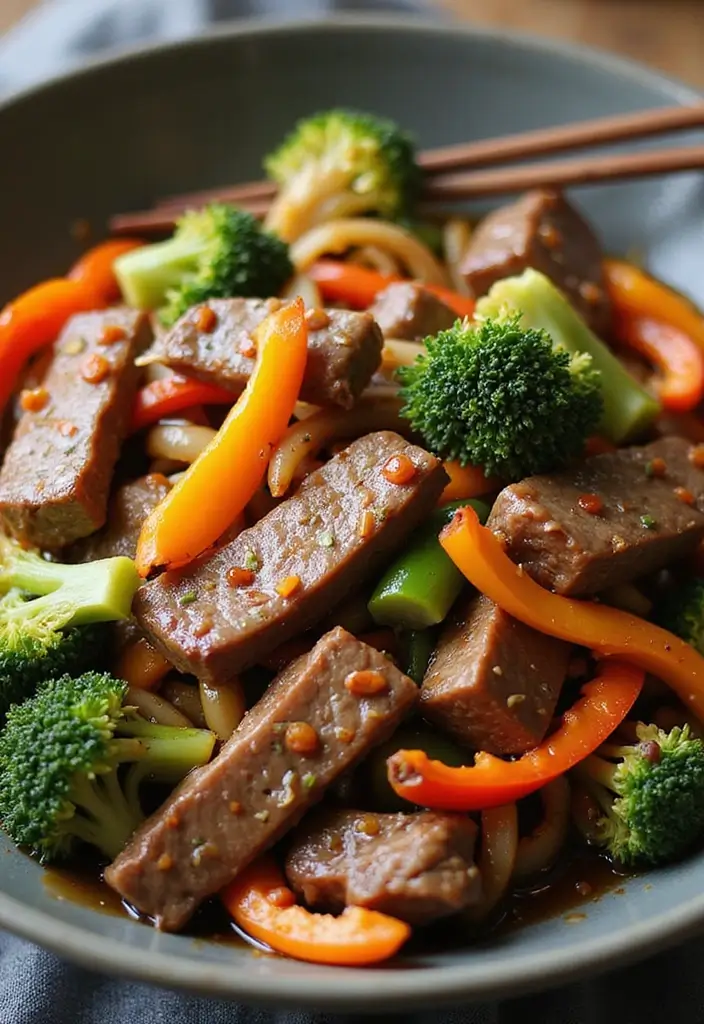 25 High-Protein Meat Recipes for Fitness Goals - 2. Spicy Beef Stir-Fry