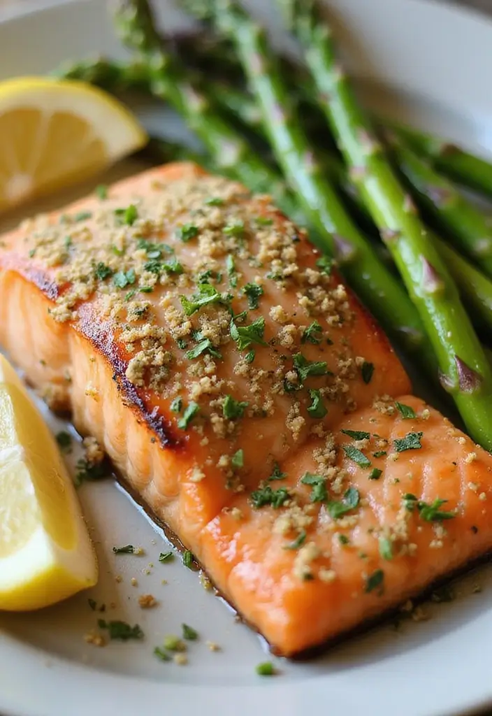 25 High-Protein Meat Recipes for Fitness Goals - 4. Herb-Crusted Salmon Fillet