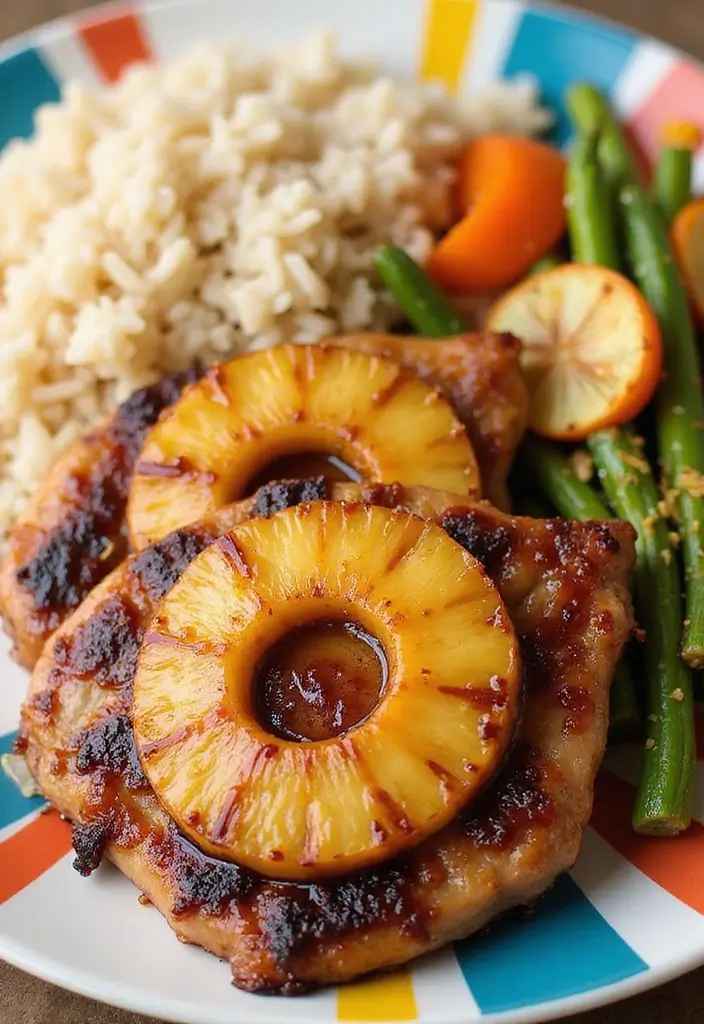 25 Juicy Pork Chop Recipes for Easy Dinners - 10. Teriyaki Pineapple Pork Chops