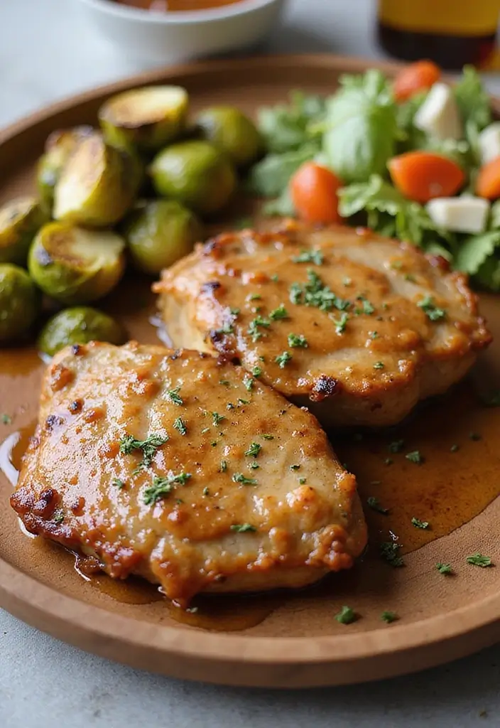 25 Juicy Pork Chop Recipes for Easy Dinners - 20. Maple Dijon Pork Chops