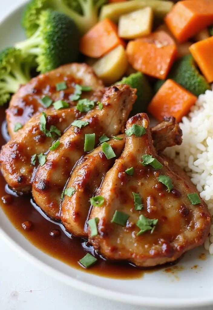 25 Juicy Pork Chop Recipes for Easy Dinners - 23. Miso Glazed Pork Chops