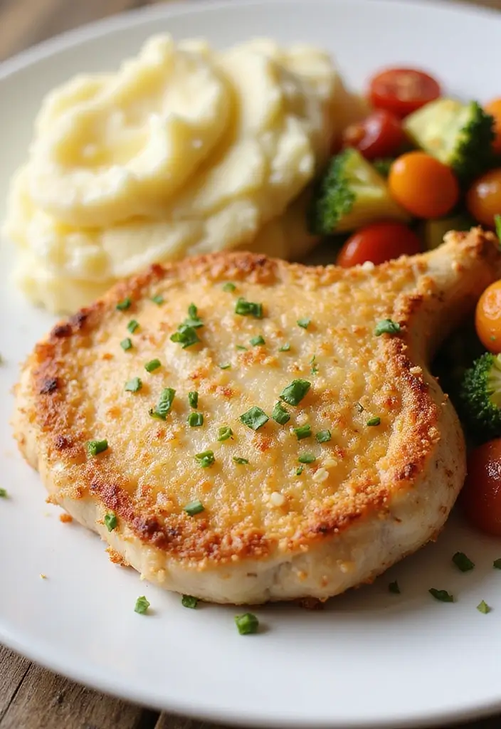 25 Juicy Pork Chop Recipes for Easy Dinners - 3. Parmesan Crusted Pork Chops