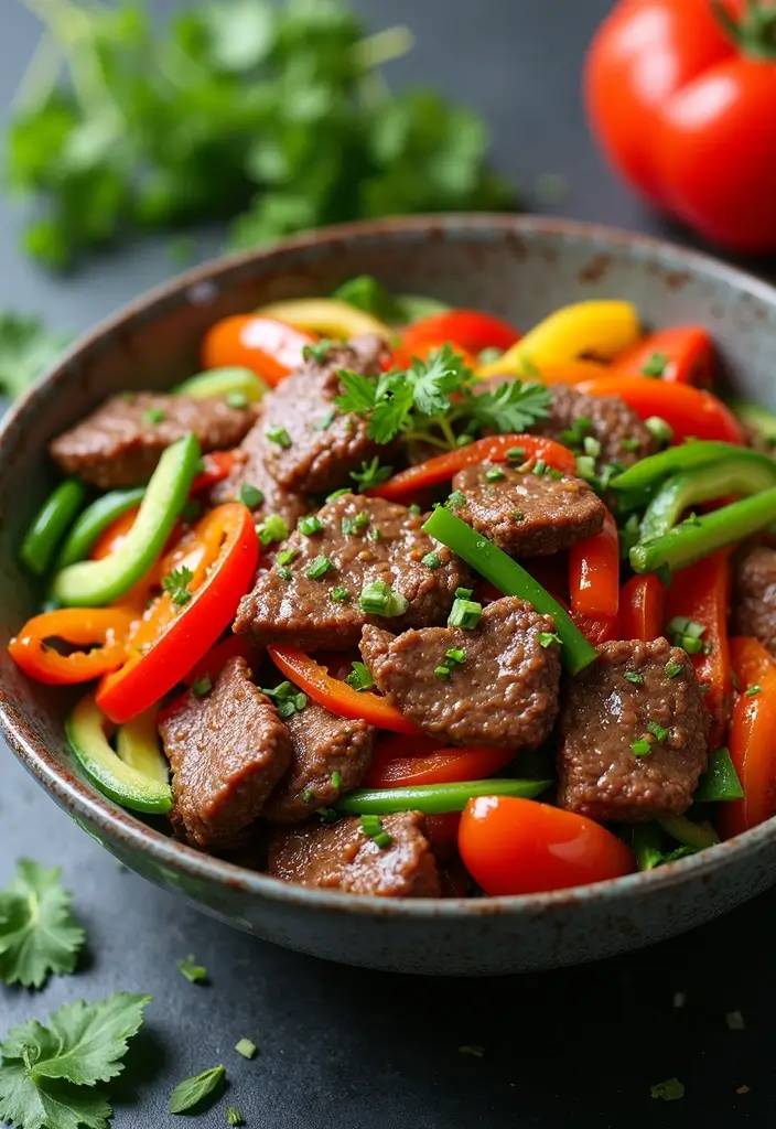 25 Keto Beef Recipes for Low-Carb Lifestyles - 25. Beef and Vegetable Stir-Fry