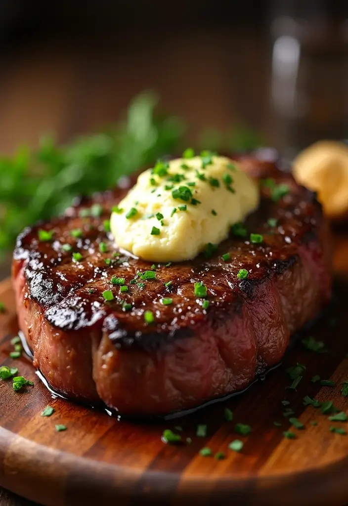 25 Keto Steak Recipes for Low-Carb Fans - 15. Garlic Herb Butter Steak