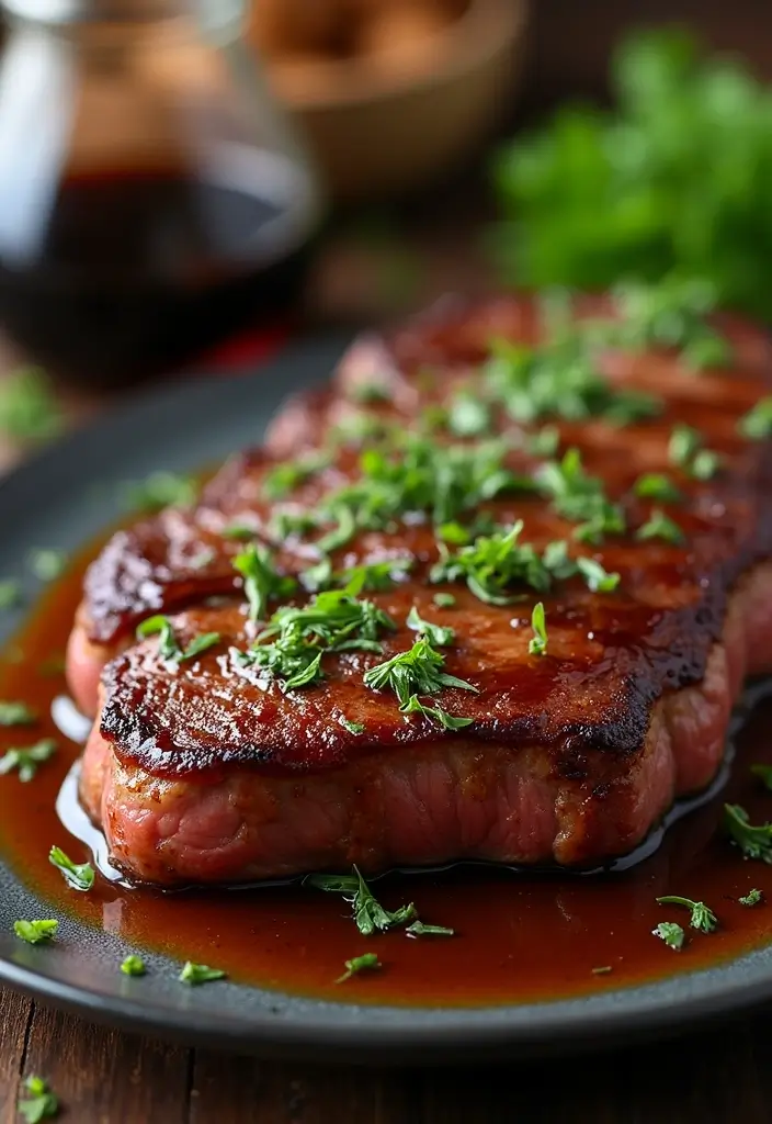 25 Keto Steak Recipes for Low-Carb Fans - 3. Tangy Balsamic Steak Marinade