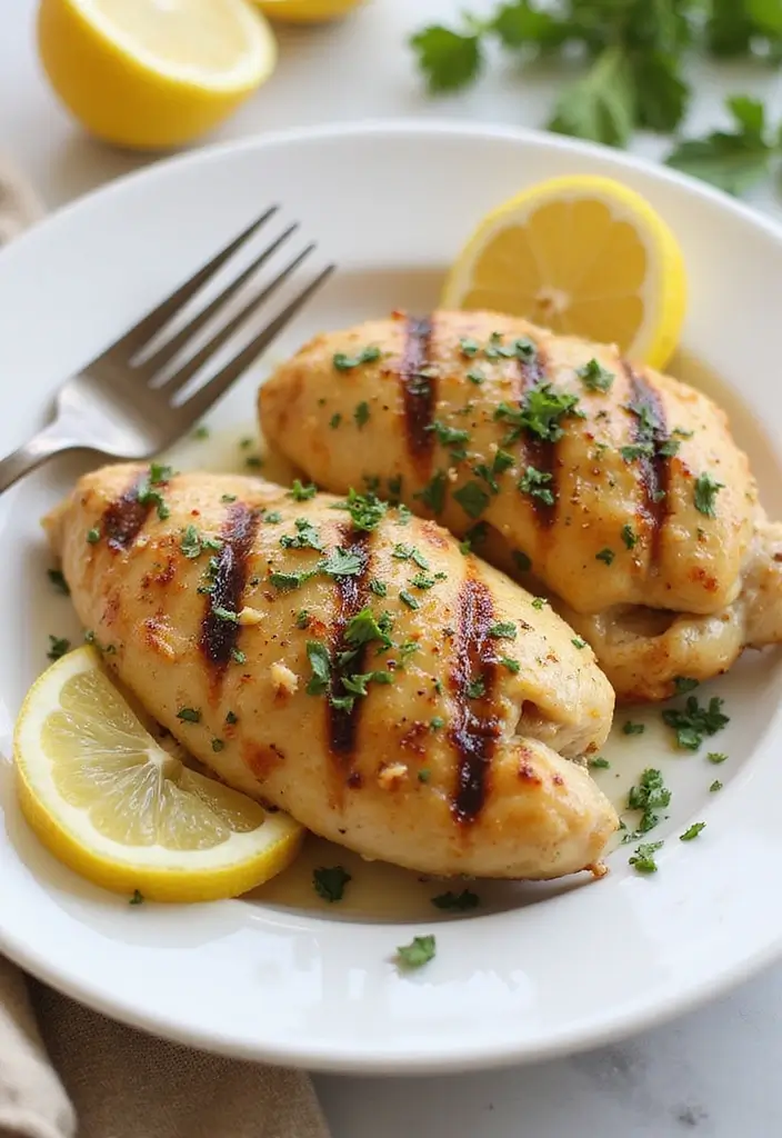 25 Low-Carb Meat Recipes for Healthy Eating - 1. Zesty Lemon Herb Chicken