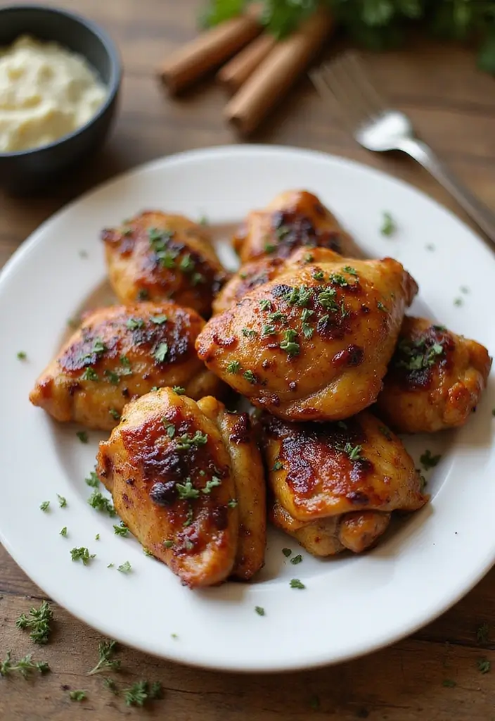 25 Low-Carb Meat Recipes for Healthy Eating - 5. Balsamic Glazed Chicken Thighs