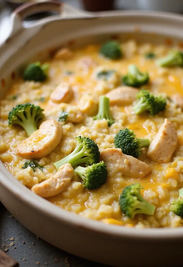 25 Meat Casserole Recipes Full of Comfort and Flavor - 18. Chicken and Broccoli Rice Casserole