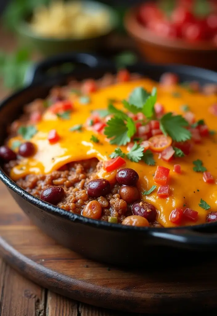 25 Meat Casserole Recipes Full of Comfort and Flavor - 6. Southwest Beef and Bean Casserole