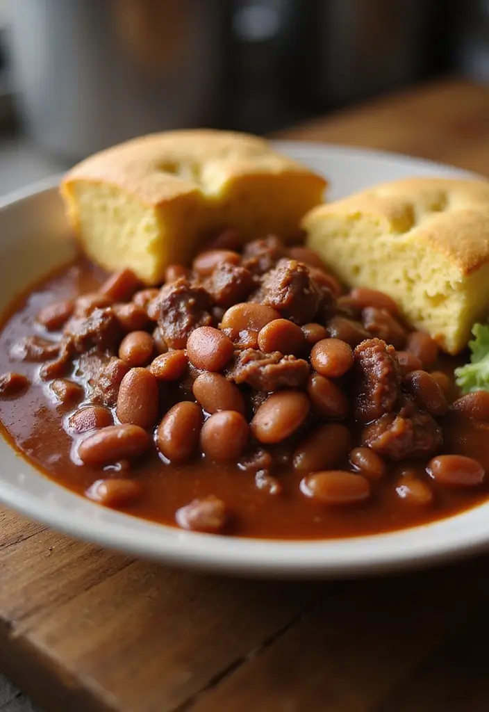 25 One-Pot Beef Recipes for Effortless Cooking - 10. BBQ Beef and Beans