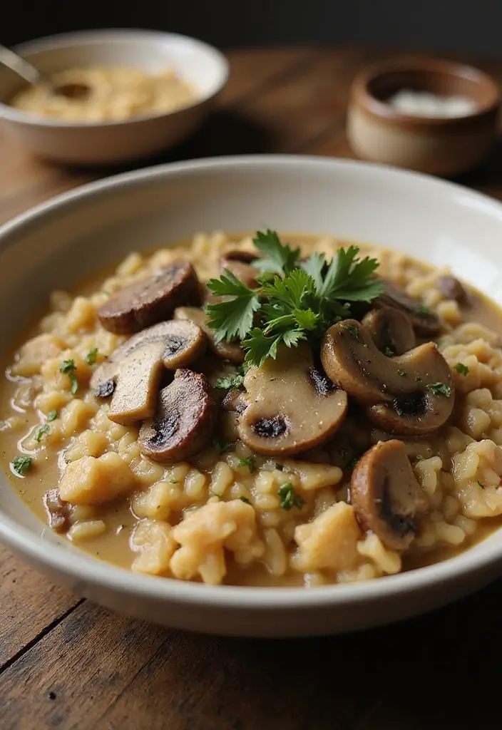 25 One-Pot Beef Recipes for Effortless Cooking - 12. Beef and Mushroom Risotto