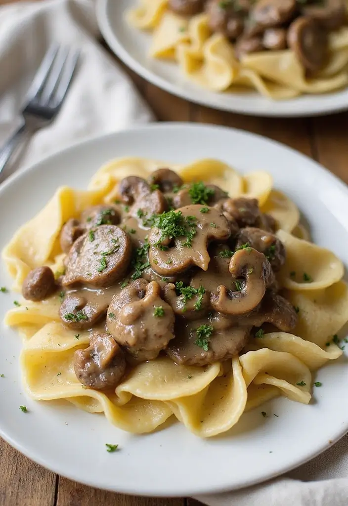 25 One-Pot Beef Recipes for Effortless Cooking - 2. One-Pot Beef Stroganoff