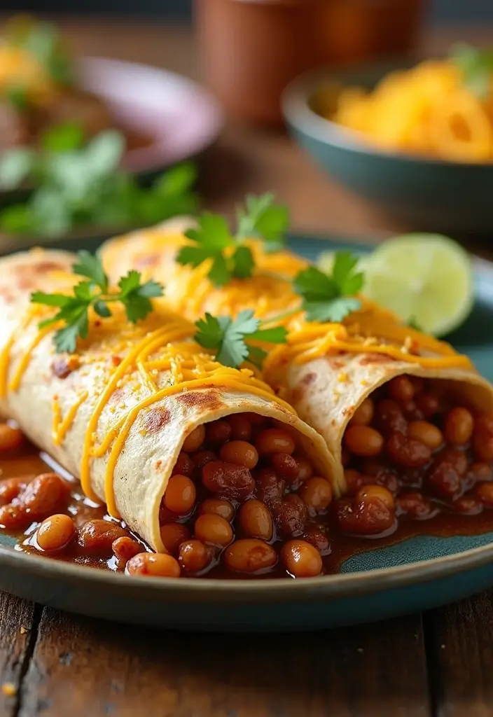 25 One-Pot Beef Recipes for Effortless Cooking - 24. Beef and Bean Burritos